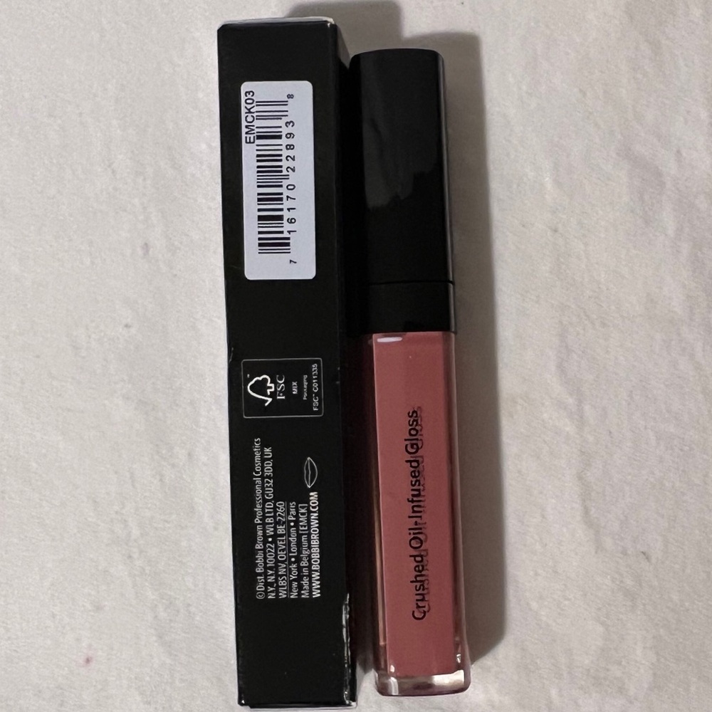 💋NIB💋 BOBBI BROWN ✨New Romantic✨ Crushed Oil-Infused Lip Gloss - a mid-tone pink - Picture 4 of 9